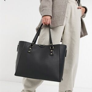 Topshop shoulder bag in black